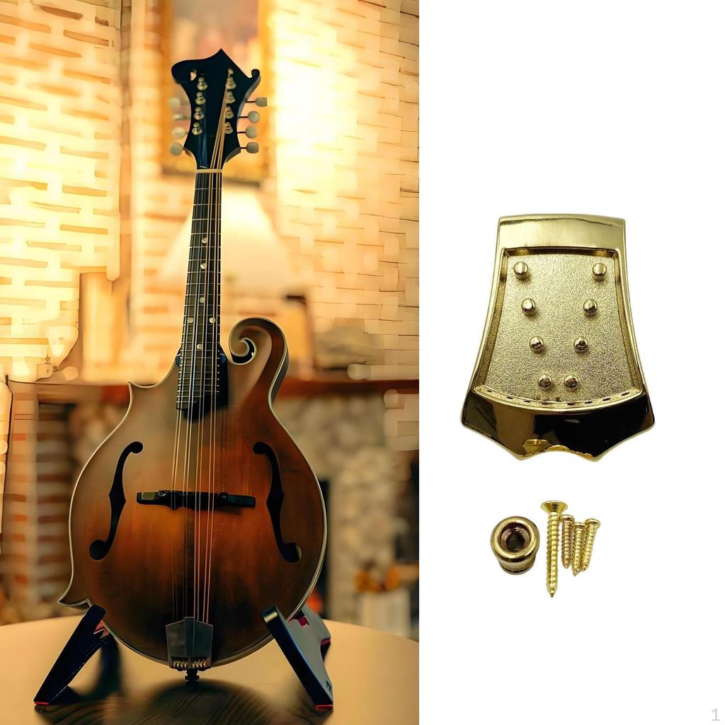 Mandolin Tailpiece for 8 String Mandolins Guitar Instrument Accessory Direct Replaces