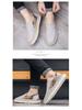 Men's Autumn Canvas Slip-Ons: Soft Sole Linen Casual Shoes