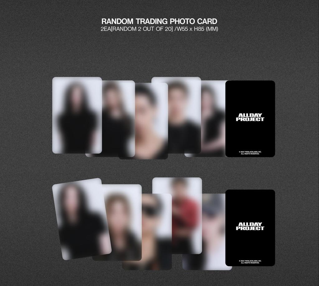 ALLDAY PROJECT [FAMOUS] OFFICIAL MERCH (Random Trading Card / Ball Cap / T-Shirt)