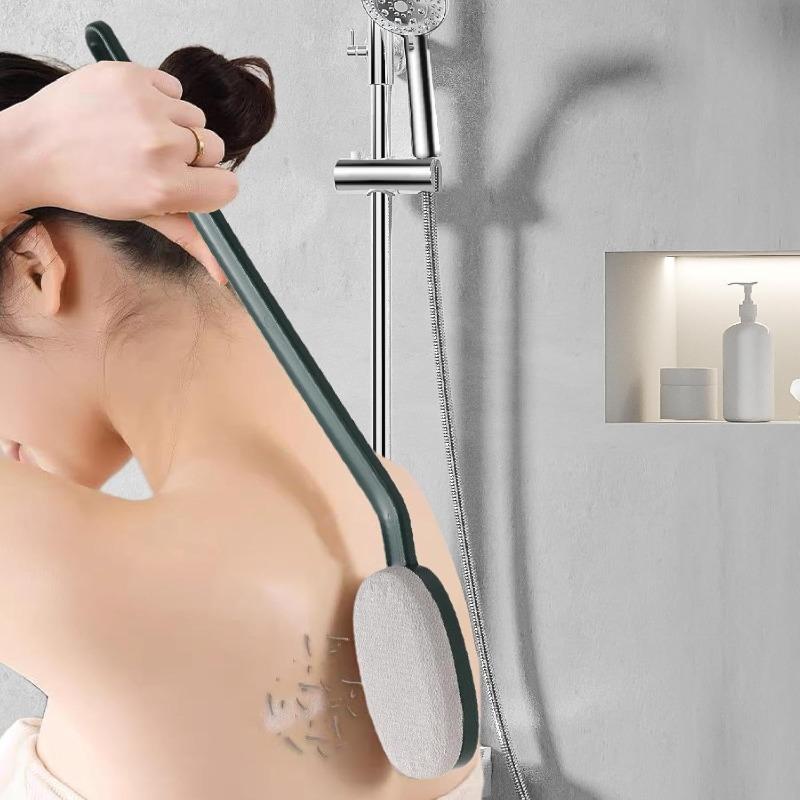 Long Handle Back Scrubber Brush with Soft Bristles for Exfoliating and Massaging Shower Bath Brush for Men and Women
