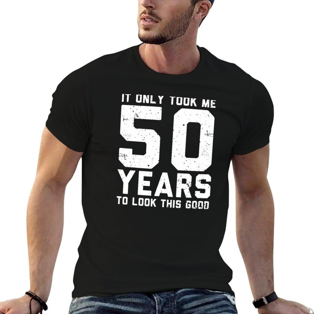 Het kostte me maar 50 jaar om er zo goed uit te zien 50ste Verjaardag Cadeaus T-shirt heren t-shirt zomer T-Sh