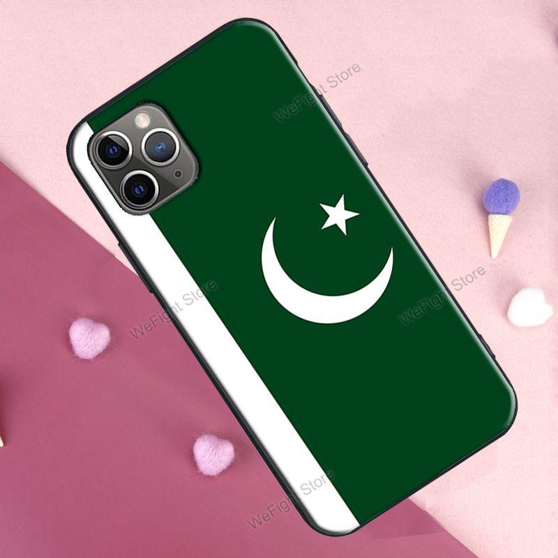Etui z flagą Pakistanu na iPhone 12 13 mini 11 Pro Max XR X XS Max 6S 7 8 Plus SE 2020 Coque Funda Pokrowiec