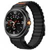 Ocean Wave Texture Nylon Watch Band for Galaxy Watch9 8 8 Classic Replacement Strap