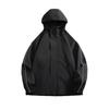 Jacket Men's Spring and Autumn New Trendy Brand Loose Stripe Hooded Tooling Student Handsome Charge Jacket Top Men