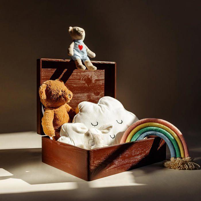 Creative Deco Boite Rangement En Bois Marron | 40 X 30 X 14 Cm | Boite En Bois | Boite a Souvenir | Boîte Caisse Coffre | BRUT