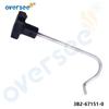 3B2-67151 Handle Air Choke Rod for Tohatsu Hangkai 2T 6HP 8HP 9.8HP Outboard Engine Parts 3B2-67151-0
