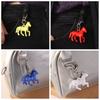 Mini Horse Pendant Keychain Cartoon Car Key Chain Zodiac Horse Keychain  Backpack Decoration