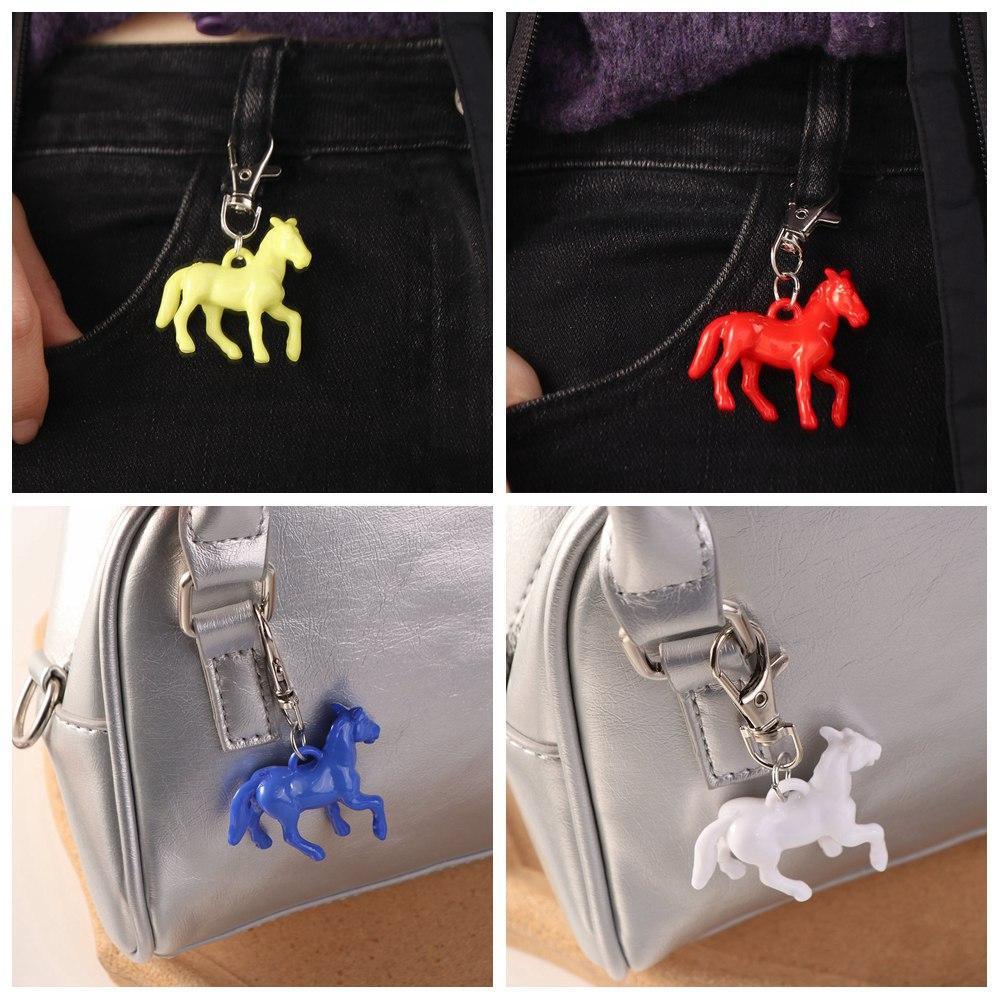 Mini Horse Pendant Keychain Cartoon Car Key Chain Zodiac Horse Keychain  Backpack Decoration
