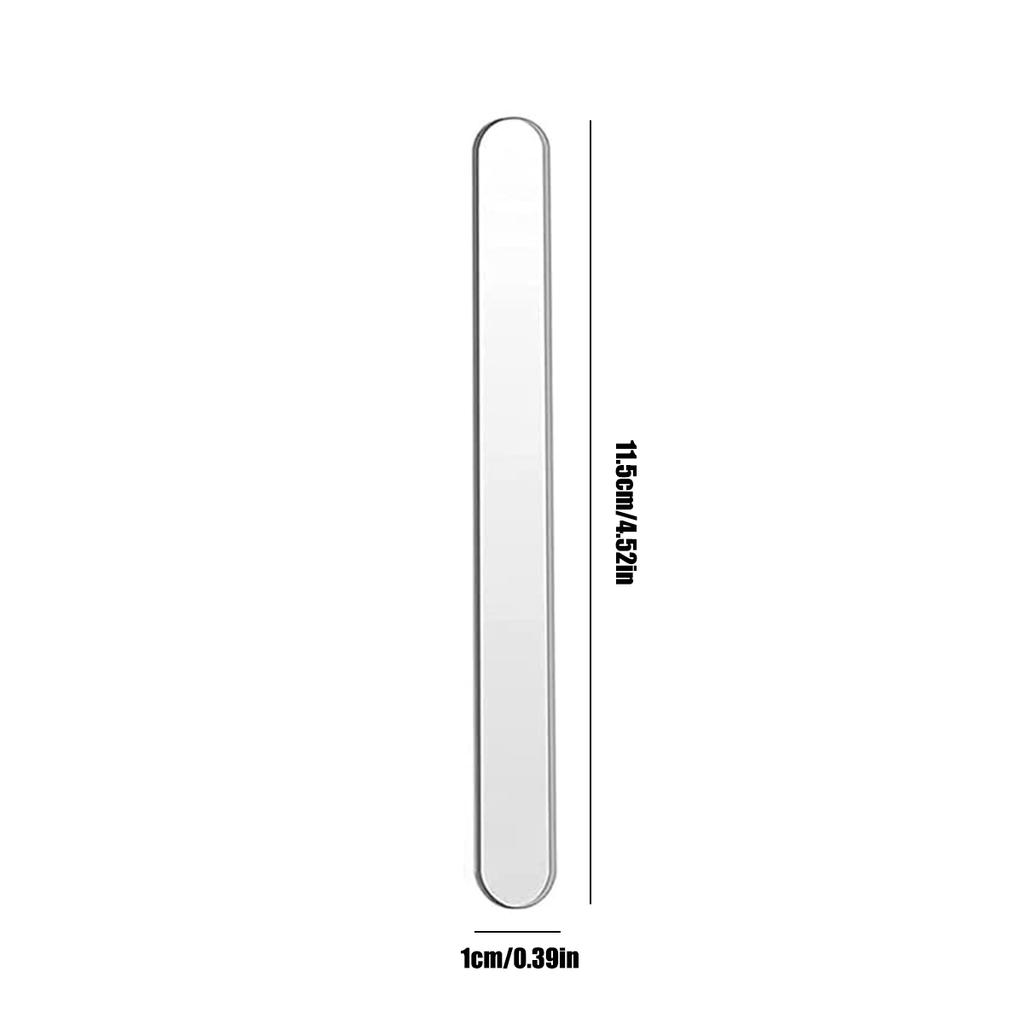 30pcs Mirror Ice Cream Sticks Reusable Acrylic Popsicle Sticks Diy Crafts Candy Sticks Suitable Homemade Ice Cream Transparent