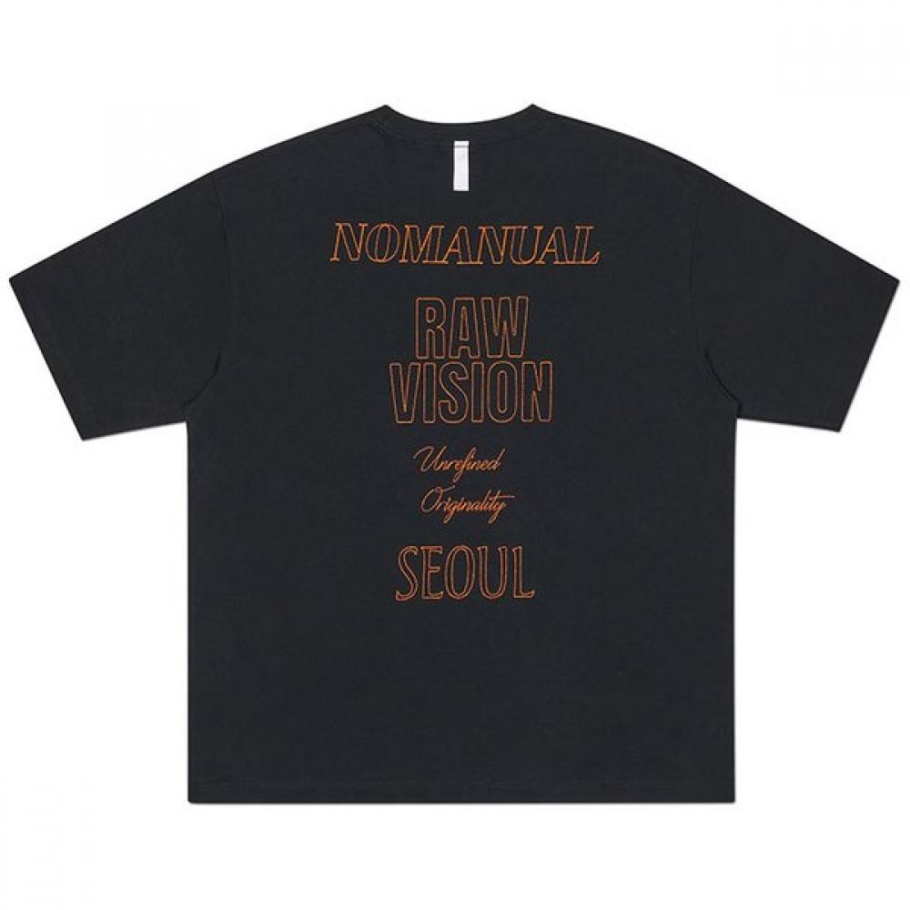 Nomanual N.i T shirT   Black S