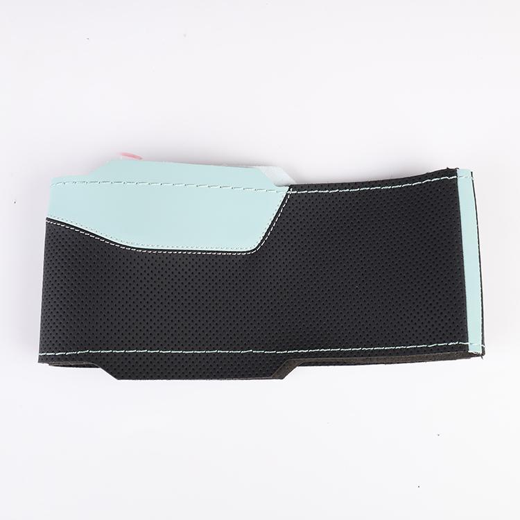 Gloss Universal Steering Wheel Cover Sewing Genuine Leather Steering Wheel Cover Stitch Sports