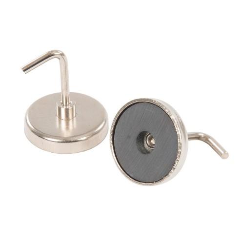 Silverline Magnetic Hook (Pack of 2)