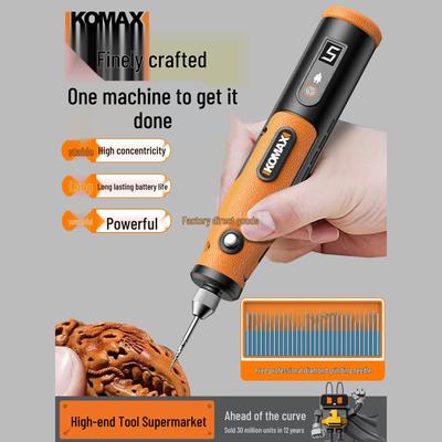 Handheld Electric Grinder & Polisher for Wood, Jadeite, Carving, and Cutting: Compact Electric Drill Tool