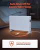 Convection Panel Heater, 2000W Electric Panel Space Heater with Remote & Touch Control, 3 Modes, 24H Timer, Stand or Wall Mount Design with