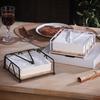 Tissue Holder Stable Base Easy Access Paper Pressing Smooth Extraction Non-slip Ball Fillet Grinding Napkin Rack Restaurant Supply
