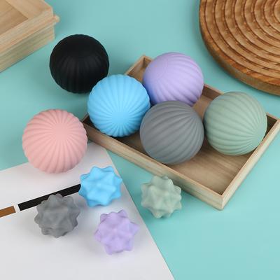 Silikon Massageball Faszienball Muskelentspannungswerkzeug für Yoga Fitness Schulter Nacken Fuß Hand Muskelentspannungsgerät