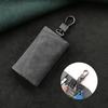 Genuine Leather Keychain Bag Men Women Key Holder Organizer Pouch Car Key Bag Simple Housekeeper Key Case Gifts Mini Card Bag