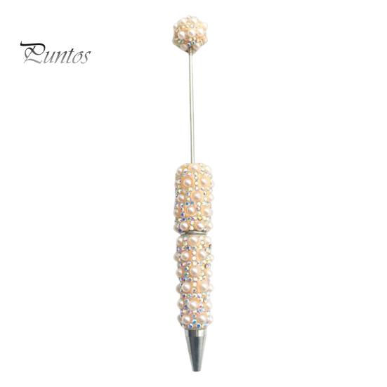Dekorativer Büro-Stift DIY Perlenstift, Strass-Kunstperlen-Kugelschreiber, Schicker Glitzer, Personalisierte Geschenkidee zum Basteln, Schreibwaren für Schüler, Schreibwerkzeuge