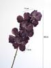 Artificial Vanda Orchid Flowers Real Touch Fake Orchid Folral Arrangement  Realistic Decorative Vanda Flower