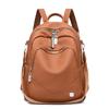 Plecak Damski Wielofunkcyjny Plecak Podróżny z Miękkiej Skóry