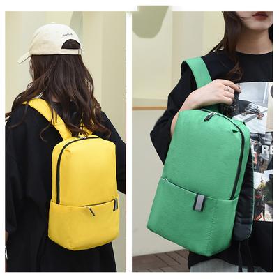 Portable Colorful Backpack Casual Simple Fashion Student Schoolbag Outdoor Night Reflection Travel Sport Bag