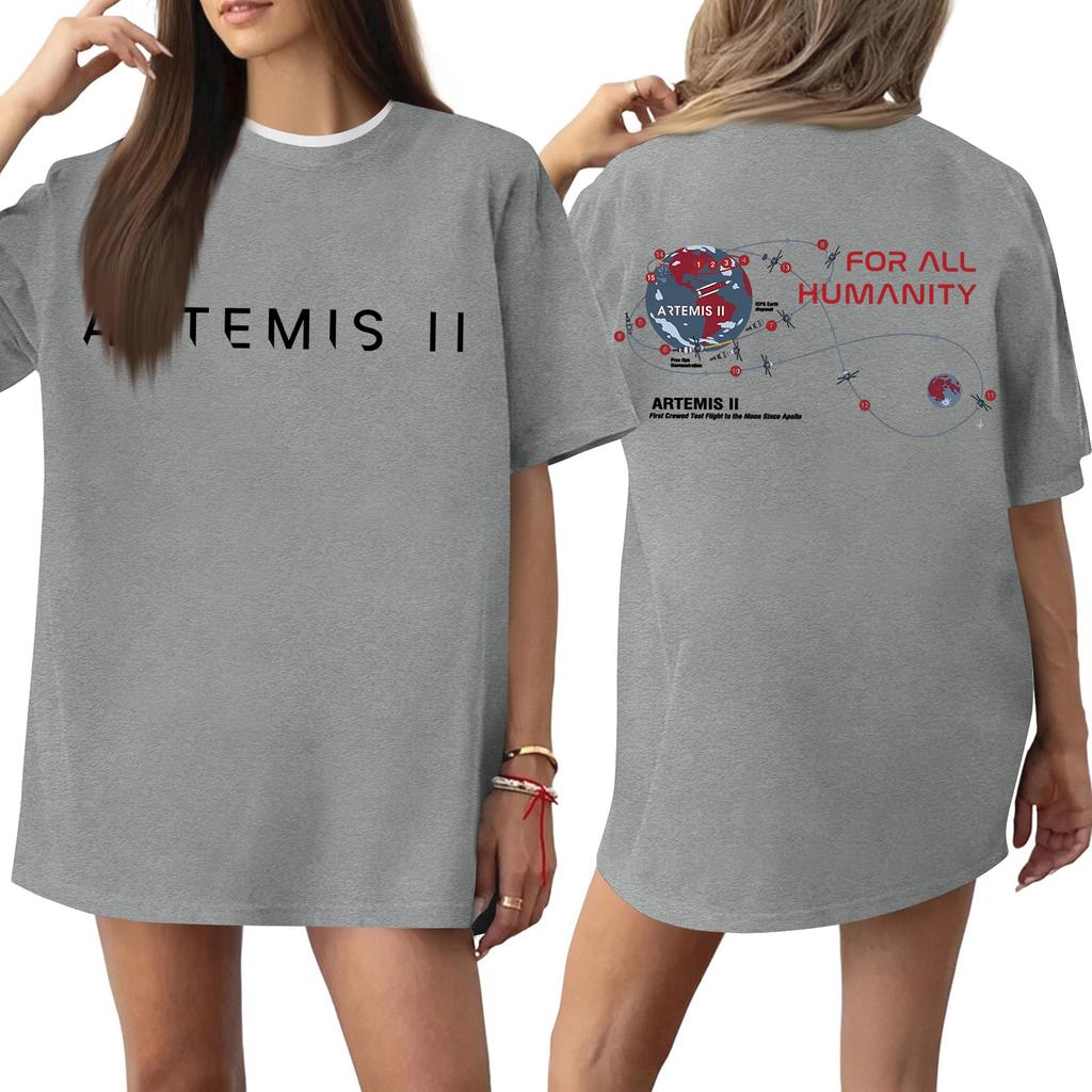 Women's Casual Printed T-Shirt Round Neck Pullover Short Sleeve Top