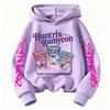 2026 Autumn/Winter Children's Casual Long Sleeve New Kpop "Devil Hunter" Ramyeon Children's Hooded Sweatshirt - Girls' Sportswea