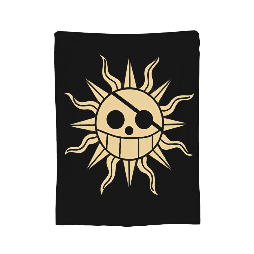 Luffy Gear 5 Anime Decke Flauschige Fantastische Weiche Überwurfdecke für Bettwäsche Lounge Textildekor,