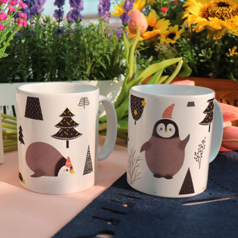 tk230-Design Mug 2p-Penguin in Winter
