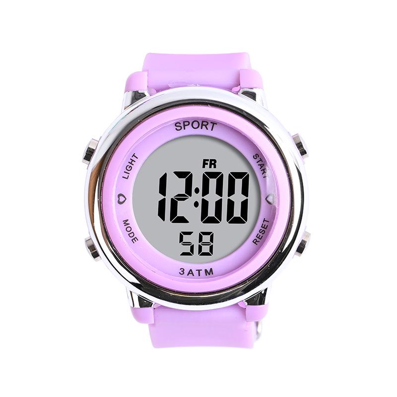 Reloj Cronógrafo Digital Luminoso para Mujer - Ligero, Moderno, con Indicador de Fecha y Día