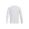 Under Armour Meridian Solid Training Comfortable Soft Crew Neck Knit Long Sleeve T-Shirt Men Tops White 1379672-100