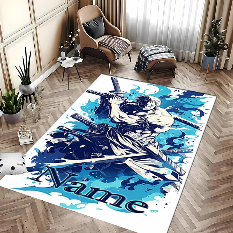 Custom personalization Zoro the Pirate King Area Rug - Perfect For Kitchen, Bathroom,Laundry Room Decor Large Size Available,Gift All Seasons