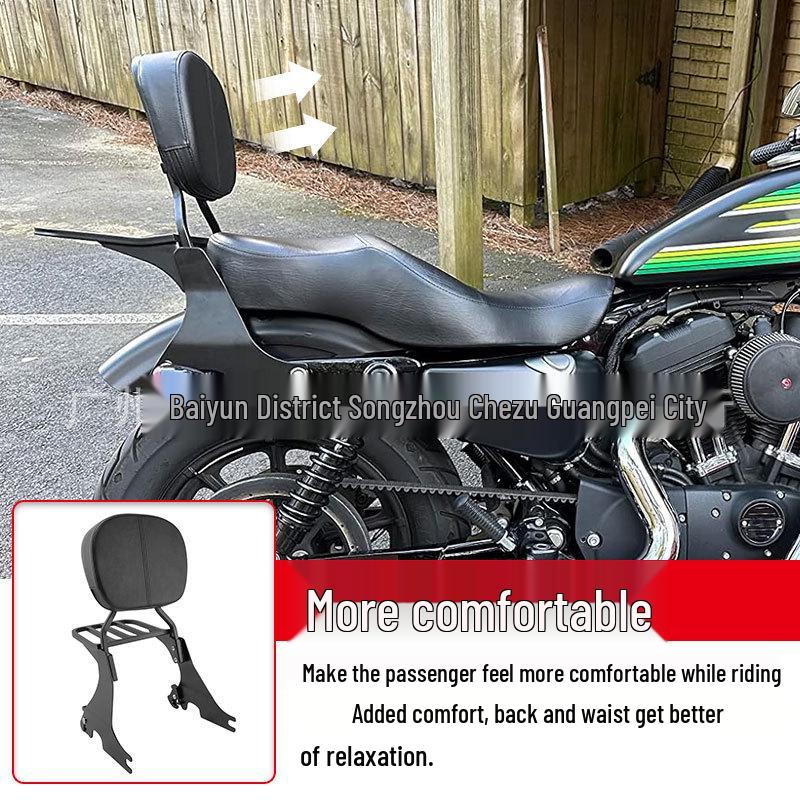 Harley Sportster XL883/1200 Low Rider Backrest & Luggage Rack '04-'22