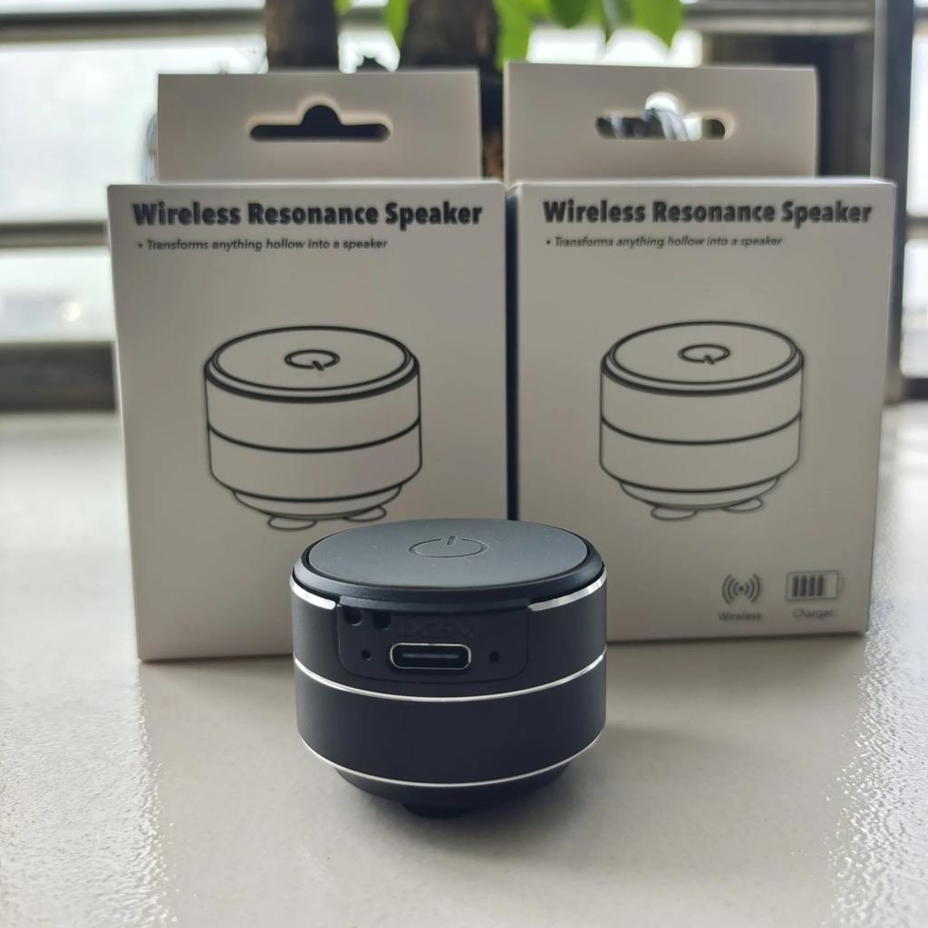 Mini reproduktor s kostním vedením Vibrace Stereo Zvuk Digitální TWS Bezdrátové Bluetooth Reproduktory Přenosný Kovový