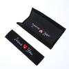 Loves You Car Seat Belt Shoulder Pads With Embroidered Heart Seat Belt Protector Pad Interior Decoration For Enhanced Driv