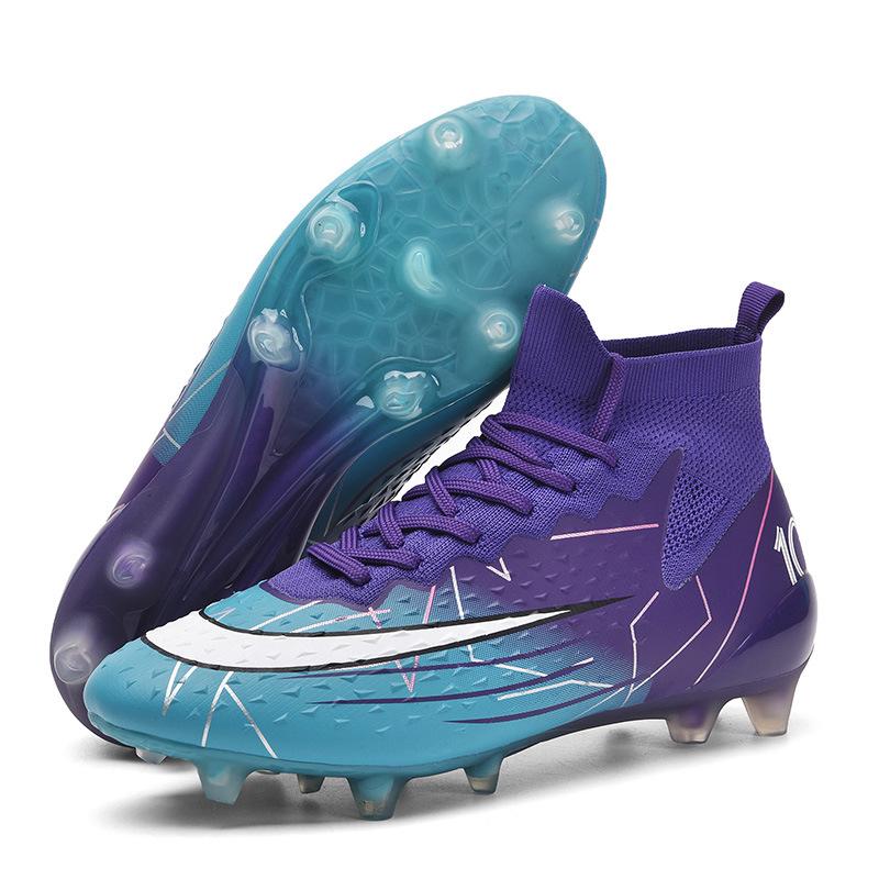 Neue Fußballschuhe Herren Nocken Jungen Trainingsschuhe Mädchen Grund- und Sekundarschüler Erwachsene Rasennocken Spezielle Fußballschuhe