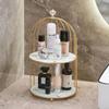 Birdcage Skincare Organizer: Bathroom Cosmetics Rack & Dressing Table Storage