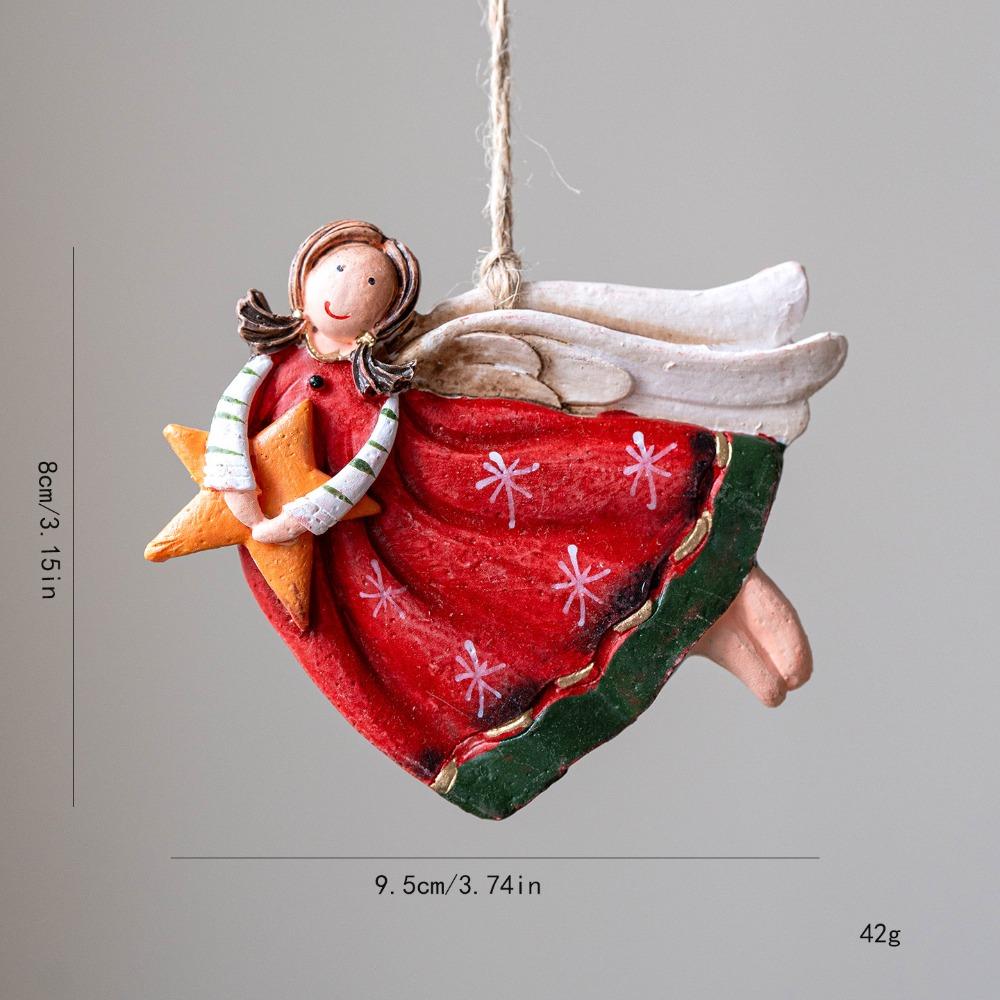 

Fantasy Angel Girl Pendant Vintage Christmas Tree Ornaments Home 2026 New Year Gift B