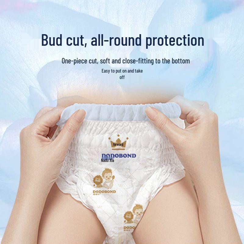 Duduxia Royal Ultra-Soft Breathable Bubble Waist Toddler Pull-Up Diapers