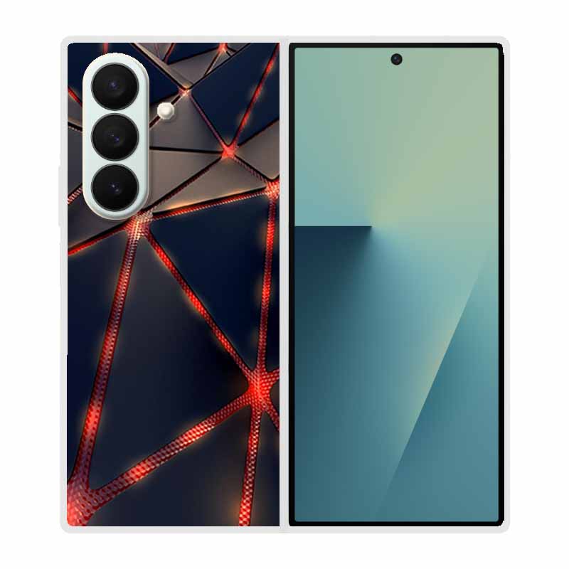 Coque For SAMSUNG Fold 7 5G Cases Animal Marble Clear Hard Phone Funda for Galaxy Z Fold7 5G Back Cover Zfold7 Transparent Shell