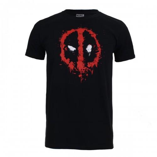 Marvel Unisex Adult Deadpool Splat T-Shirt