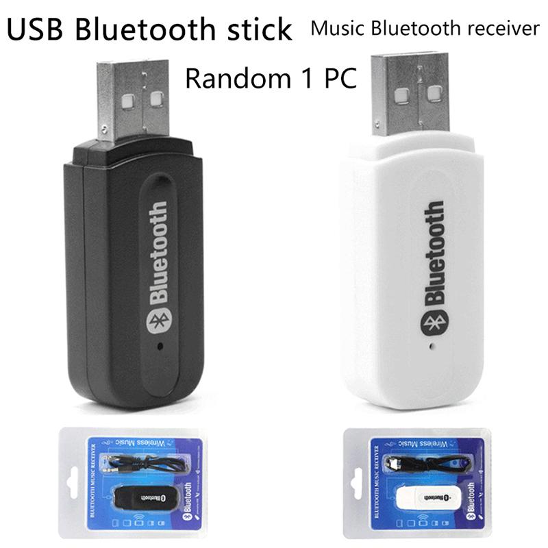 Car Usb Bluetooth Adapter 3.5Mm Audio Tablet Phone Car Speaker Receiver Music Bluetooth Adapter Portable Wireless Audio Adapter