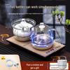 Chaleira Elétrica e Conjunto de Chá com Enchimento Automático de Água: Fogão de Mesa de Chá Embutido Tudo-em-Um