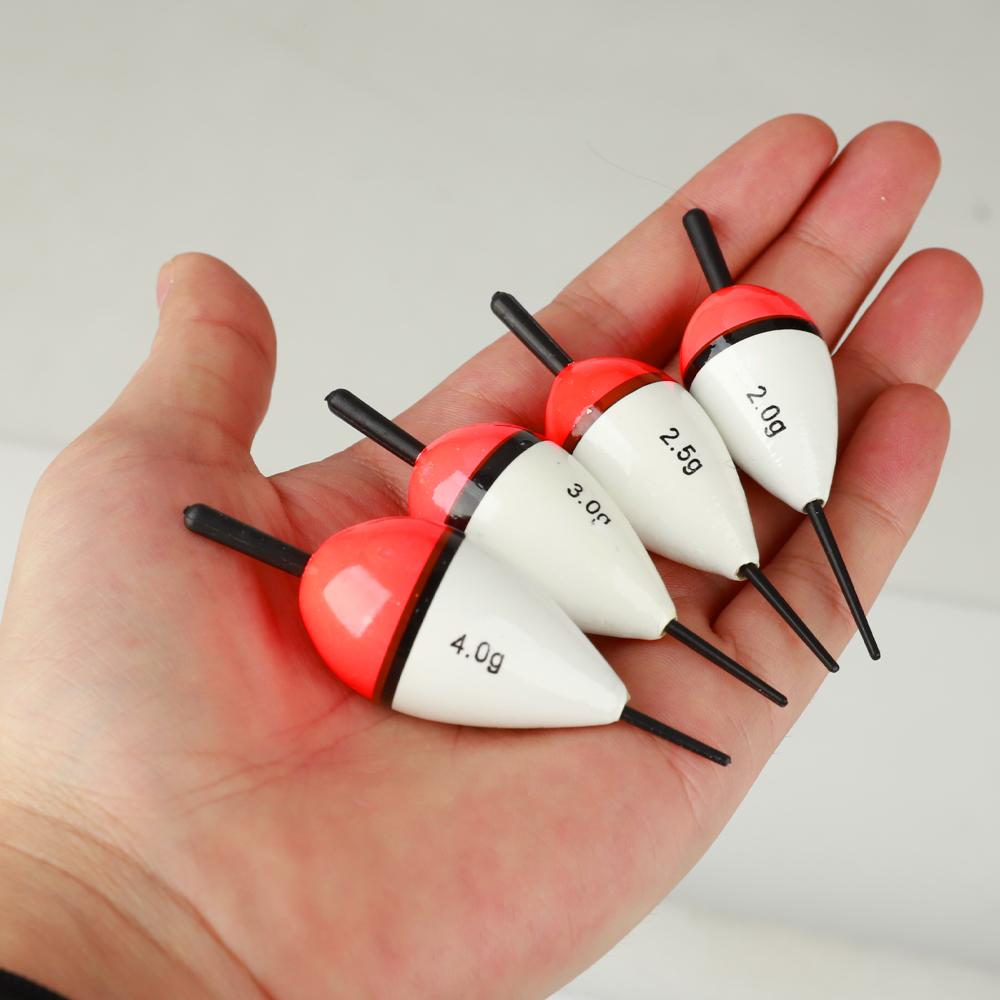 FTK 4ks Sada rybářských splávků Rybářské příslušenství EVA Rybářské splávky Rybářské vybavení 2g-5g Splávek Vybavení