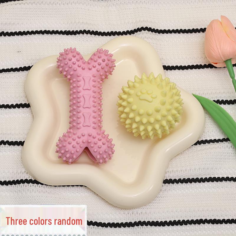 Durable TPR Dog Teething Toys with Cotton Rope