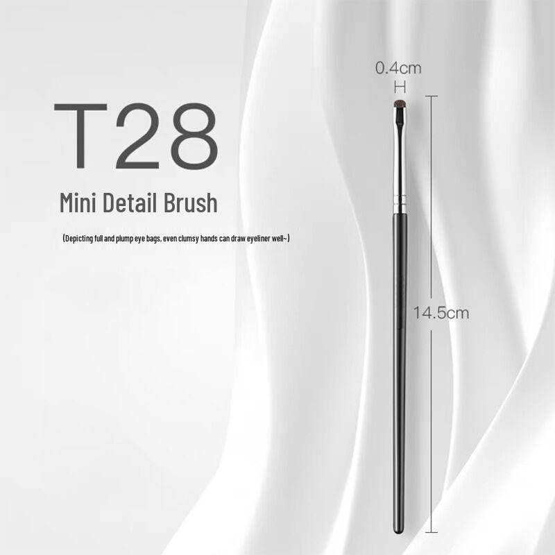 

Набор двусторонних кистей-консилеров для носослезной борозды из натурального конского волоса