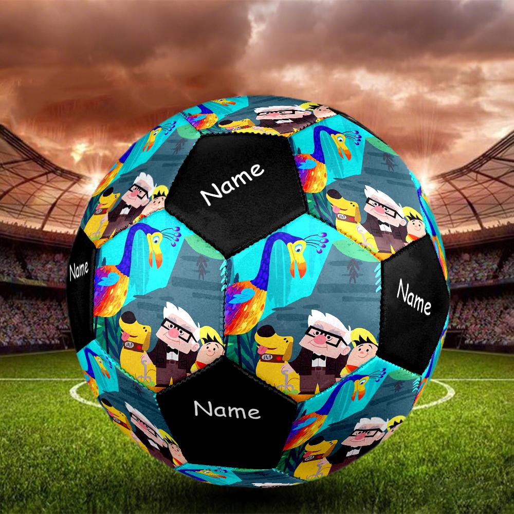Custom Name Up Theme Size 5 Soccer Ball, Suitable for Both Indoor and Outdoor Matches, a Gift Suitable for Everyone.