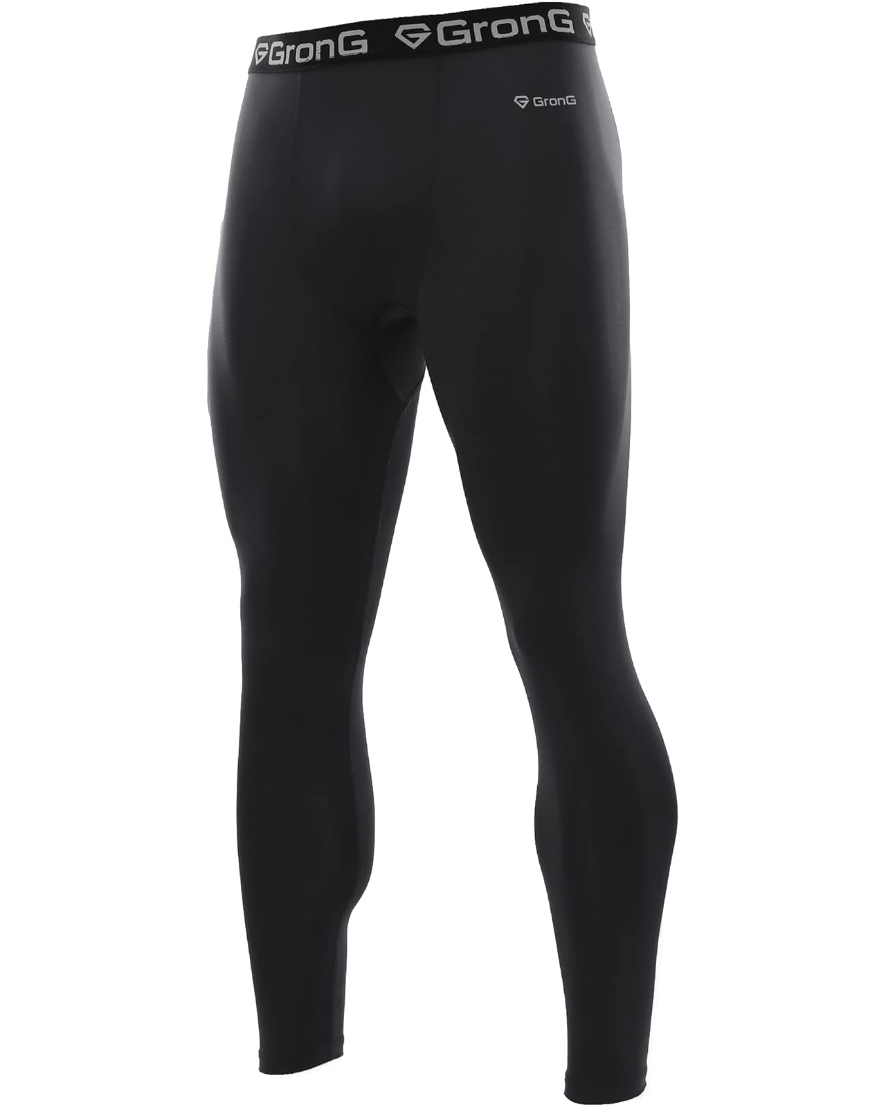

GronG Зимние компрессионные длинные антибактериальные мужские тайтсы размера S, длина, на флисовой подкладке, влагоотводящие, быстросохнущие, устойчивые к запаху, черные, чёрный