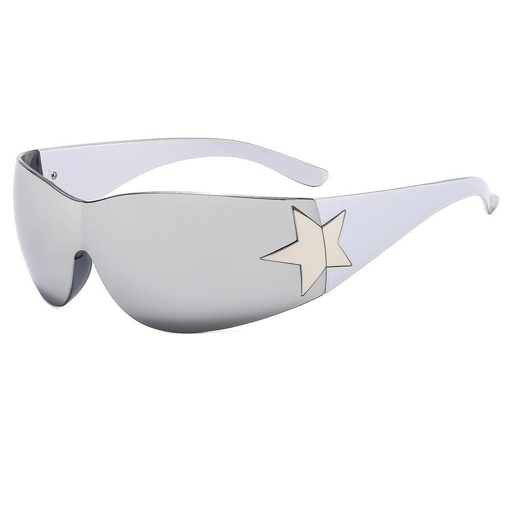 New YK European and American Spice Girls Surround Pentagram Sunglasses Hot-selling Fashion Sunglasses