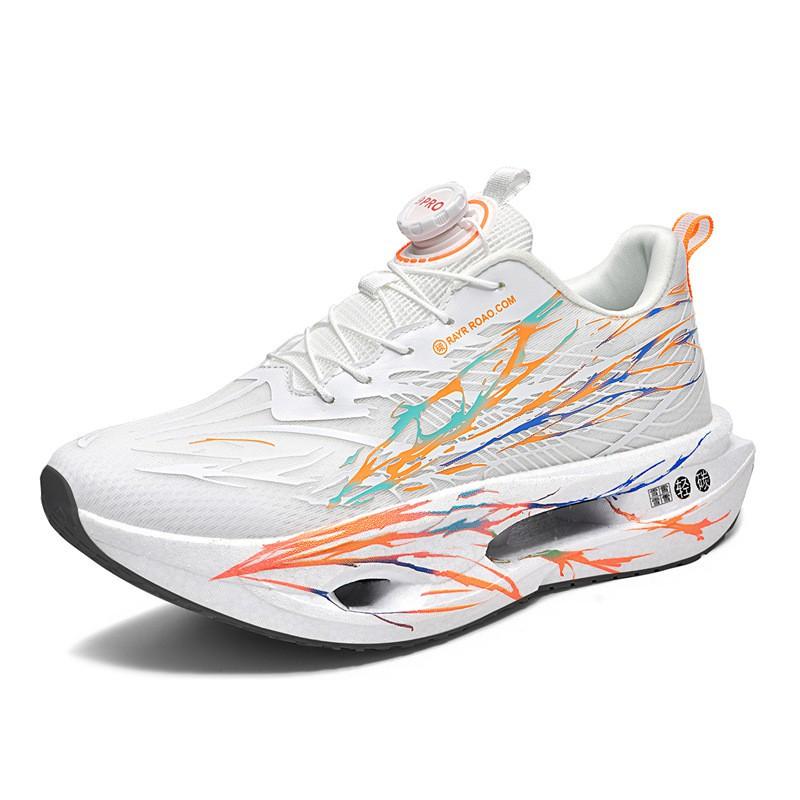 Youth style shoes Lightweight Breathable Running Shoes Boys Kids Athletic Training Sneakers With Rotating Buckle